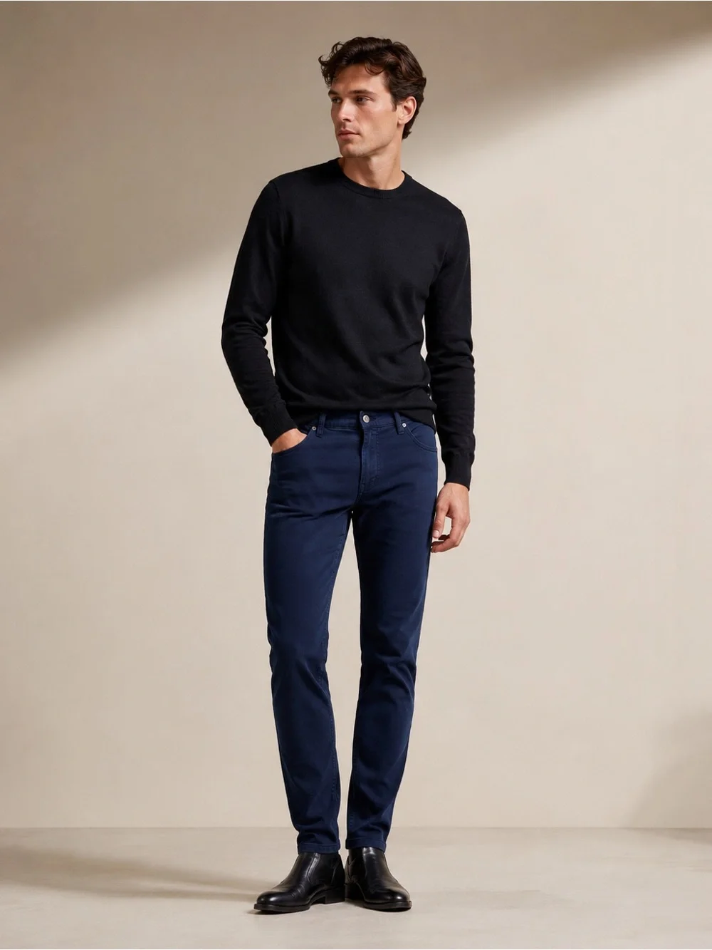 Banana Republic Travel Jean Slim Fit Men’s 33x32 Navy Blue Stretch Pants